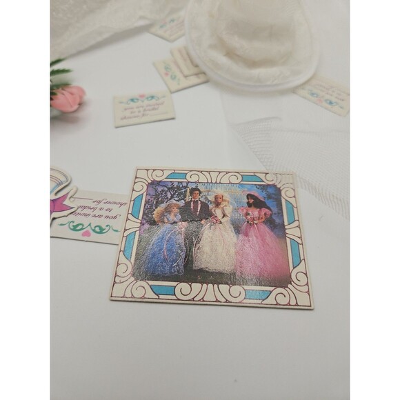Vintage Barbie Romantic Wedding Dress and Veil 1986 #3102 Bridal Gown Bride - Picture 6 of 16